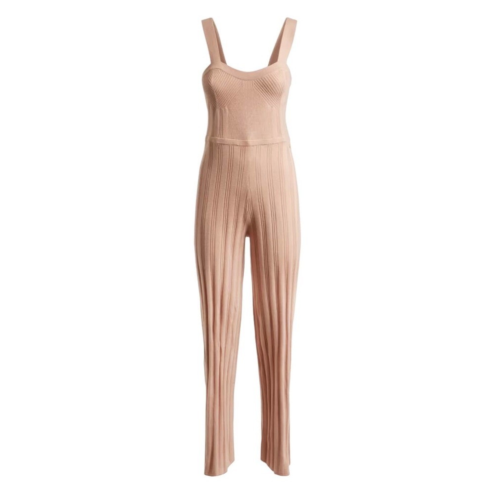 Guess Knit Sweater Jumpsuit Blush Pink Size Small
